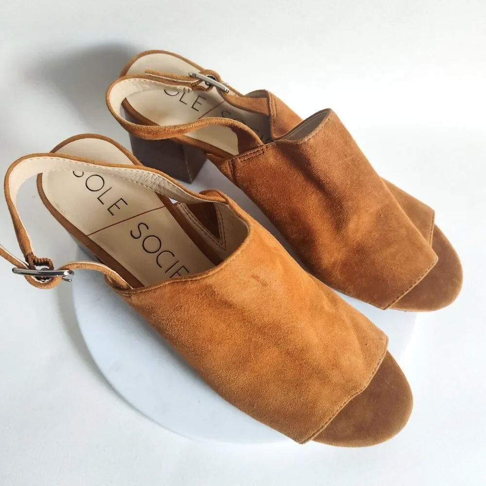 Sole Society block chunky
